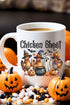 Chicken Sheet Halloween Ceramic Mug