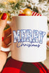 Chinoiserie Blue Merry Christmas Ceramic Mug