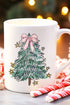 Christmas Tree Let Us Adore Him Ceramic Mug