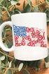 Coquette Collage American Flag Ceramic Mug