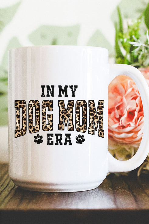 Dog Mom Era White Mug