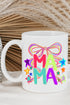 Doodle Stars Mama Ceramic Mug