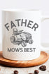 Father Mows Best Ceramic Mug
