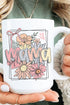 Framed Floral Mama Ceramic Mug