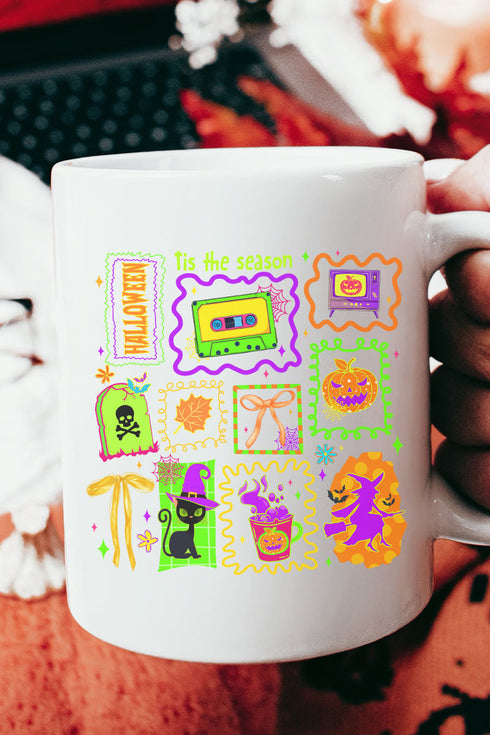 Neon All Hallow's Eve Ceramic Mug
