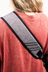 Steel Gray Crosshatch Pet Sling