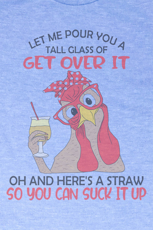 Get Over It Chick Unisex Poly-Rich Blend Tee
