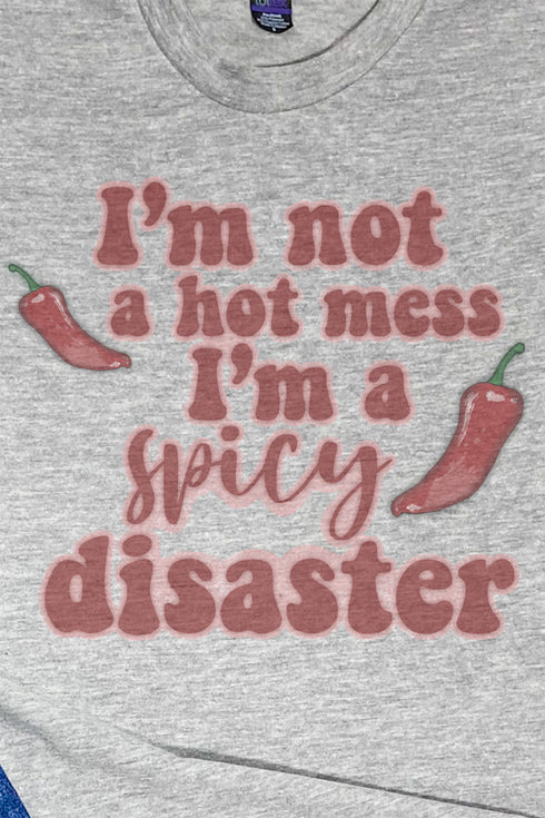 Spicy Disaster Unisex Poly-Rich Blend Tee