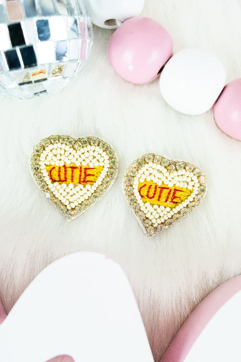 Yellow 'Cutie' Earrings