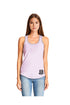 Next Level Ladies' Colorblock Racerback Tank, Lilac/Heather Gray *Personalize It!