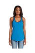 Next Level Ladies' Colorblock Racerback Tank, Turquoise/Black *Personalize It!