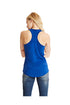 Next Level Ladies' Colorblock Racerback Tank, White/Royal *Personalize It!