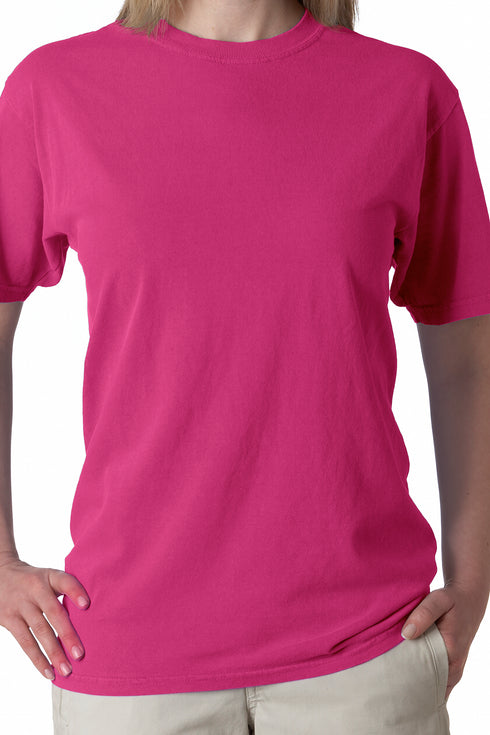 Shades of Pink/Purple Comfort Colors Adult Ring-Spun Cotton Tee *Personalize It
