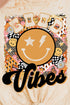 Psychedelic Good Vibes Happy Face Comfort Colors Adult Heavyweight Color Blast Tee