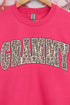 Arched Grammy Leopard Heavy-weight Crew Sweatshirt
