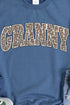 Arched Granny Leopard Heavy-weight Crew Sweatshirt