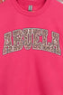 Arched Abuela Leopard Heavy-weight Crew Sweatshirt