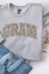 Arched Gram Leopard Heavy-weight Crew Sweatshirt