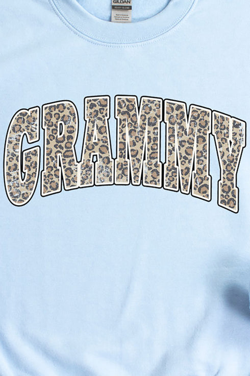 Arched Grammy Leopard Unisex NuBlend Crew Sweatshirt