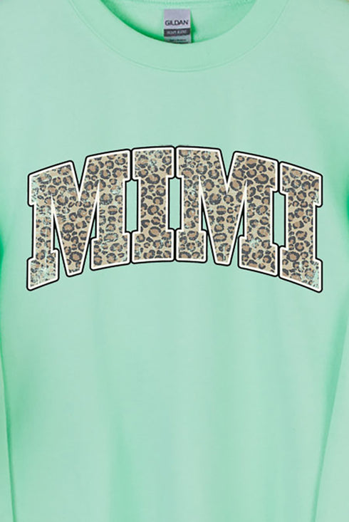 Arched Mimi Leopard Unisex NuBlend Crew Sweatshirt