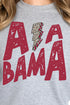 Crimson Alabama Bolt Heavy-weight Crew Sweatshirt