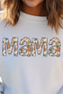 Floral Boho Mama Heavy-weight Crew Sweatshirt