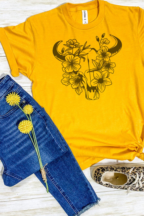 Blossom Steer Unisex Blend Tee