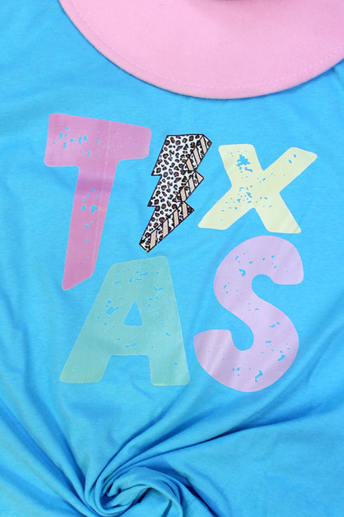 Texas Bolt Pastel Unisex Blend Tee