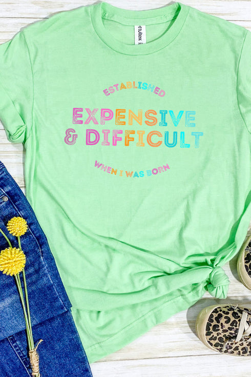 Colorful Expensive and Difficult Unisex Blend Tee