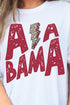 Crimson Alabama Bolt Unisex Blend Tee