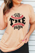 Tis The Season Baseball Black and Red Unisex Blend Tee