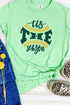 Tis The Season Baseball Green and Gold Unisex Blend Tee