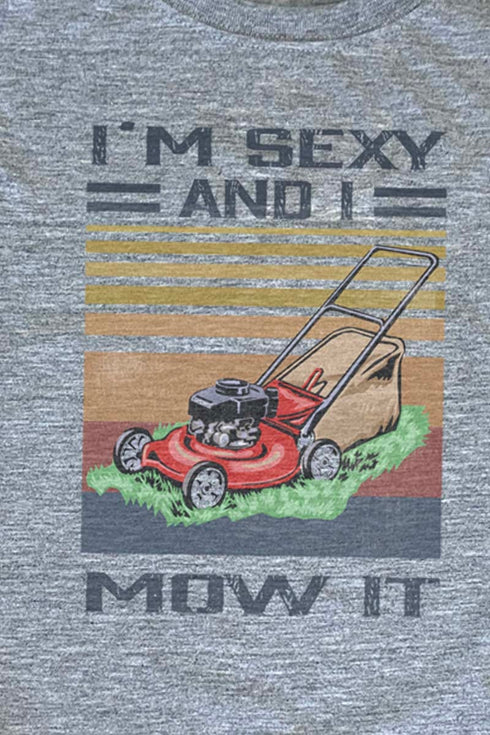 Sexy & I Mow It Unisex Dri-Power Poly Tee