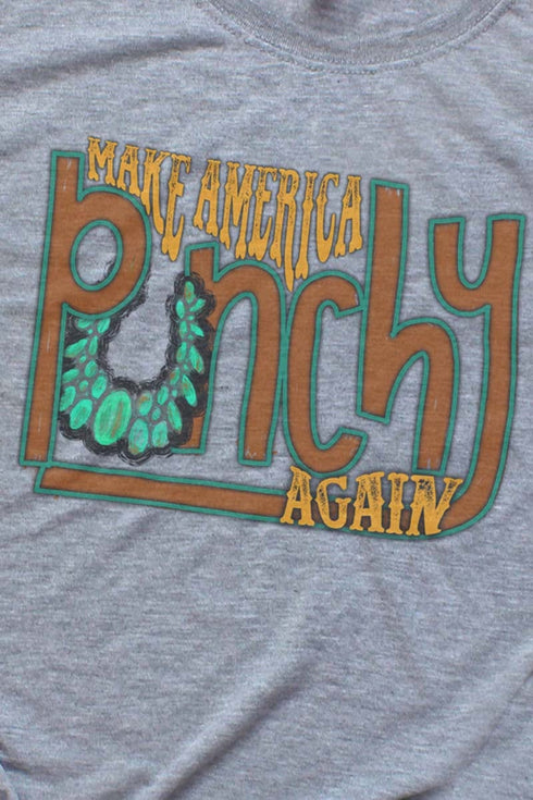 Make America Punchy Again Unisex Dri-Power Poly Tee