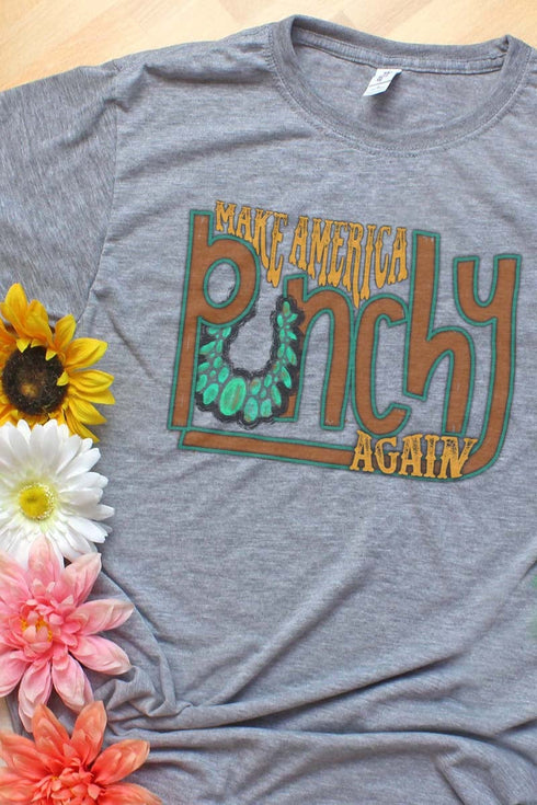 Make America Punchy Again Unisex Dri-Power Poly Tee