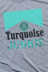 Turquoise Junkie Unisex Dri-Power Poly Tee