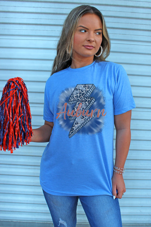 Bolt Auburn Unisex Poly-Rich Blend Tee