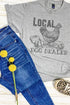 Local Egg Dealer Unisex Poly-Rich Blend Tee