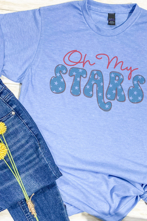 Oh My Stars Unisex Poly-Rich Blend Tee