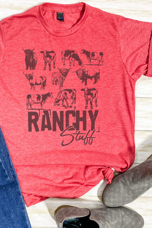 Ranchy Stuff Unisex Poly-Rich Blend Tee