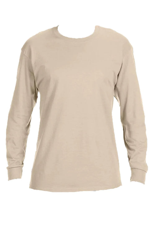 Howdy Colorful Chenille Patch Unisex Dri-Power Long-Sleeve 50/50 Tee