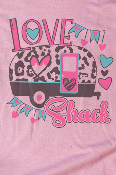 Camper Love Shack Unisex Dri-Power Long-Sleeve 50/50 Tee