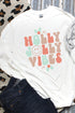 Holly Jolly Vibes Unisex Dri-Power Long-Sleeve 50/50 Tee