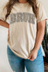 Arched Bruh Leopard Dri-Power 50/50 Tee