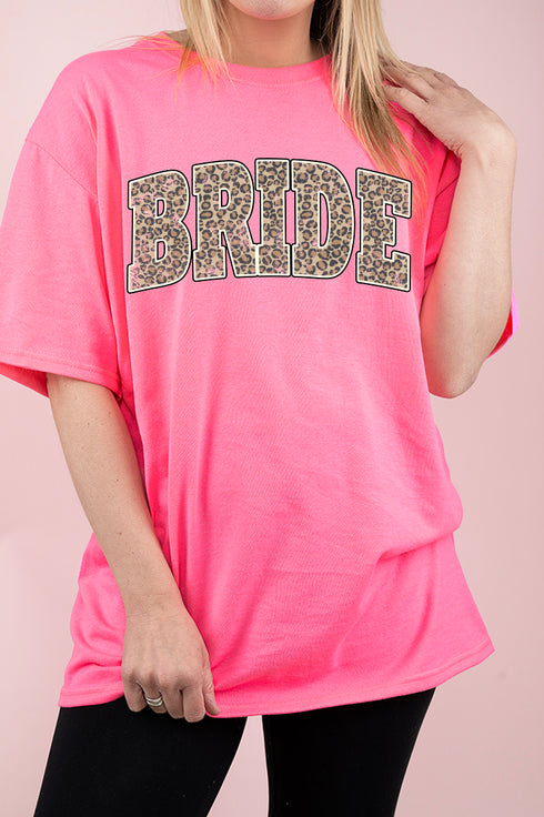 Arched Bride Leopard Dri-Power 50/50 Tee