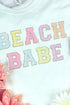 Beach Babe Colorful Dri-Power 50/50 Tee