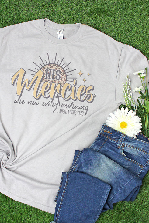 His Mercies Are New Dri-Power 50/50 Tee