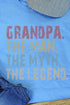 Man Myth Legend Grandpa Dri-Power 50/50 Tee