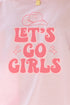 Pink Let's Go Girls Dri-Power 50/50 Tee