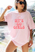Pink Let's Go Girls Dri-Power 50/50 Tee